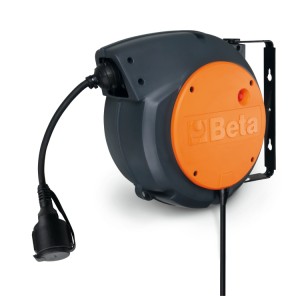 Automatic cable reel, with 3Gx1.5 mm² cable and SCHUKO type socket