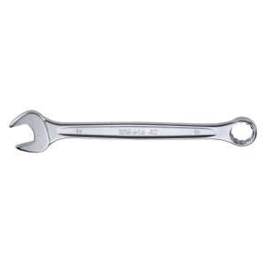 Combination wrenches, open and offset ring ends,  chrome-plated