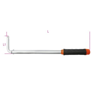 ​​Click-type torque wrench with L-shaped lever