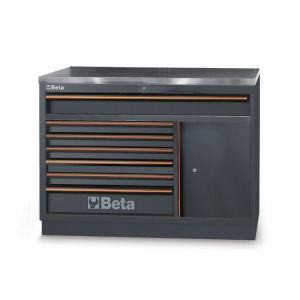 ​Fixed module with 7 drawers, for workshop equipment combination C45PRO